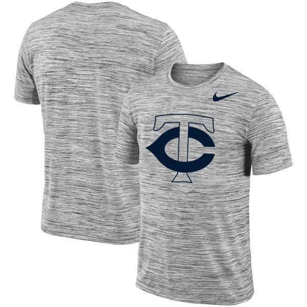 Minnesota Twins Nike Heathered Black Sideline Legend Velocity Travel Performance T-Shirt,We sell and wholesale Minnesota Twins Nike Heathered Black Sideline Legend Velocity Travel Performance T-Shirt on line form chian!